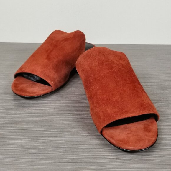 Via Spiga Heather Slide Sandal, Brick Suede, Womens Size 7.5 M - Picture 4 of 11